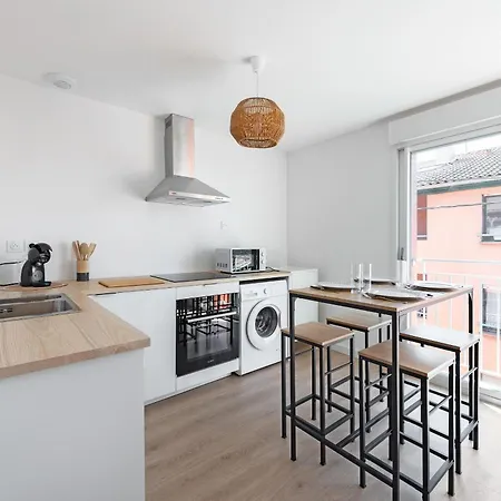 T2 Avec Parking Gratuit - Proximite Gare Appartement Toulouse