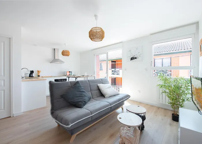 T2 Avec Parking Gratuit - Proximité Gare Toulouse